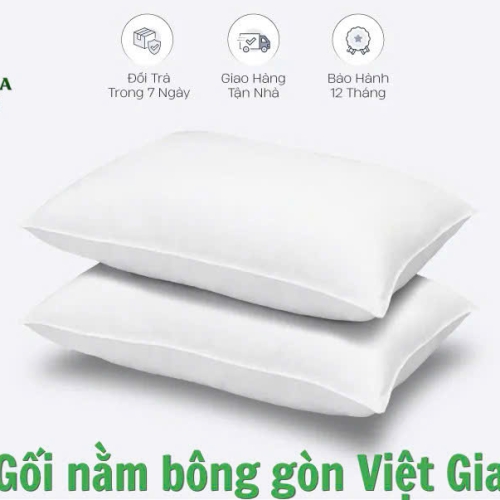 Gối nằm bông ép 40x60cm