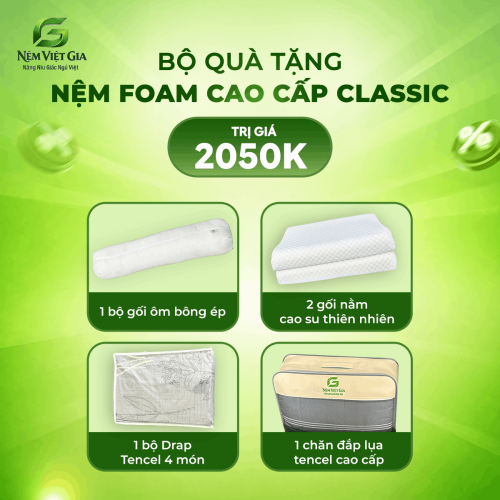 NỆM FOAM CAO CẤP CLASSIC VIỆT GIA