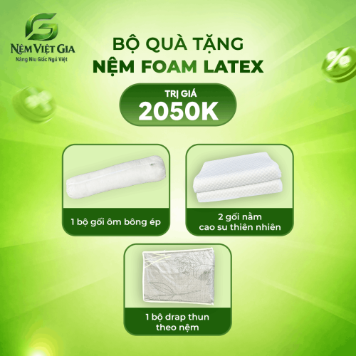 NỆM CAO SU FOAM LATEX VIỆT GIA
