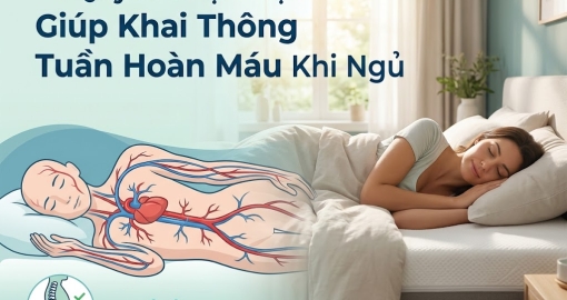 Bí Quyết Chọn Nệm Giúp Khai Thông Tuần Hoàn Máu Khi Ngủ