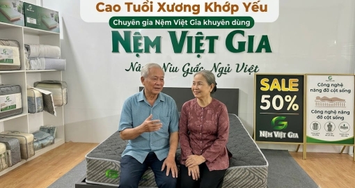 Chọn Nệm Dành Cho Người Cao Tuổi Xương Khớp Yếu